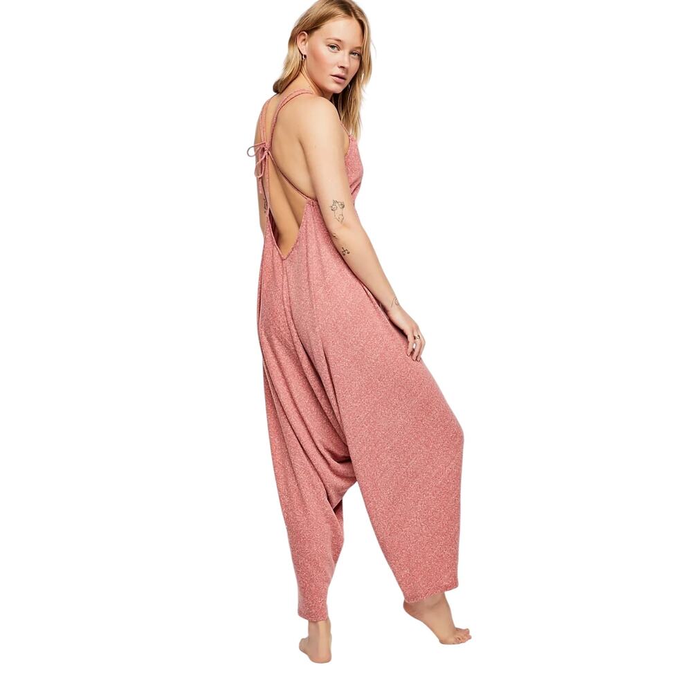 Free People Beach Manhattan Beach Jumper Fire Size Small Boho Cozy Lounge - Picture 3 of 12